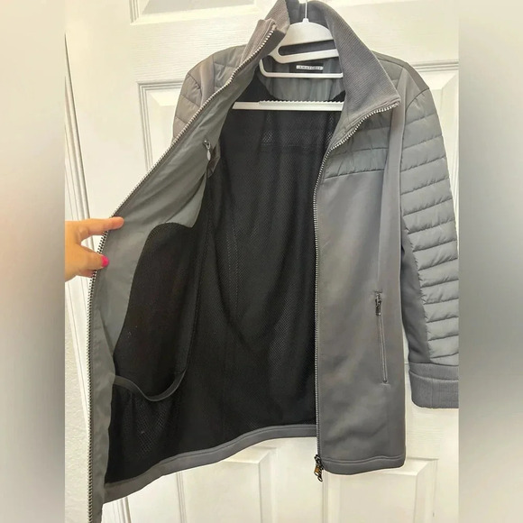 Anatomie Quilted Lightweight Gray Travel Jacket Size Small - Picture 6 of 6